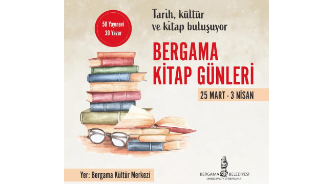 Bergama Kitap Günleri için geri sayım başladı