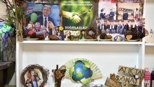 Bornova'da atıklar sanat eserine dönüşüyor