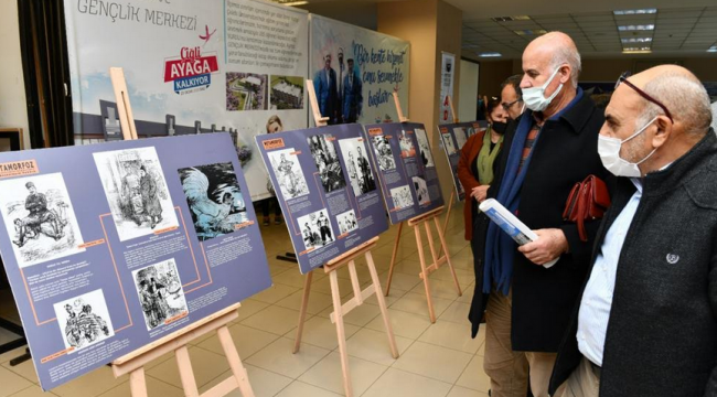 Çiğli Belediyesi'nden "Cumhuriyet" konulu karikatür sergisi