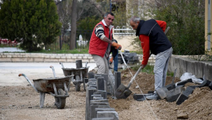 Davutlar'da alt ve üst yapı çalışmaları sürüyor