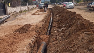 Edremit Belediyesi altyapı çalışmaları sürüyor