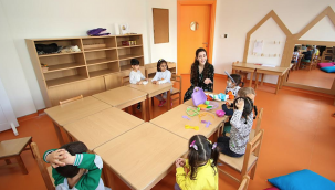 İzmir'in en büyük anaokulu eğitime başladı!