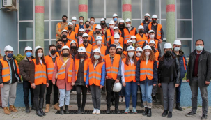 Karşıyaka Belediyesi geleceğin inşaat mühendislerini ağırladı