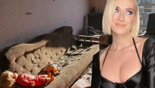 Ünlü model kendini tutamadı!