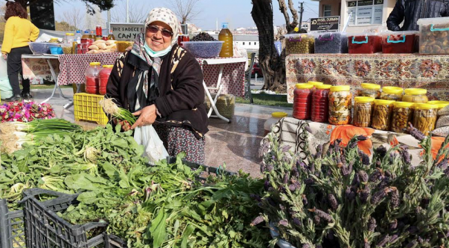 Üretici Kadınlar Pazarı'na büyük ilgi