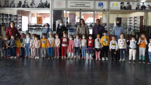 Yunusemreli çocuklar kütüphane ile tanıştılar