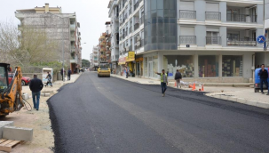 Altyapı çalışmalarının tamamlandığı sokaklarda yolların yapımına başlandı