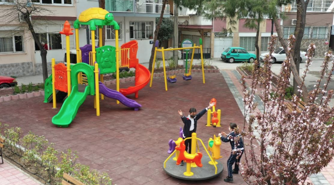 Konak'ta 4 mahalleye 4 yeni park yeni park 