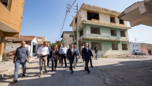 Başkan Tunç Soyer Uzundere'deki çalışmaları inceledi