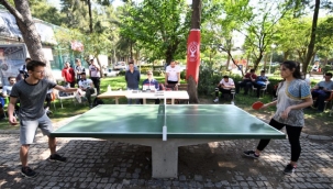 Bornova'da 19 Mayıs coşkusu masa tenisi ile başladı