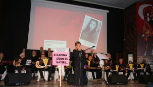 Edremit'te "Kadına Şiddete Hayır" konseri