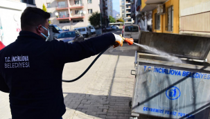 İncirliova'da ilaçlama çalışmalarına devam ediyor