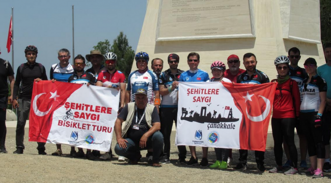 Yunusemre'de Şehitlere Saygı Bisiklet Turu