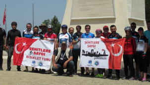 Yunusemre'de Şehitlere Saygı Bisiklet Turu