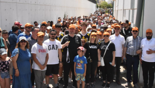 Menemen'de çevre yürüyüşü