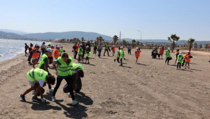 Urla çöpüne sahip çıktı!