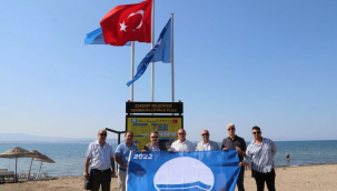 Akçay Yeni Mahalle Plajı'na Mavi Bayrak..