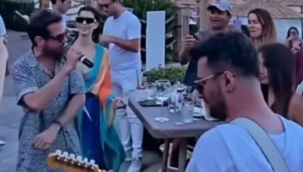 Kenan Doğulu söyledi, Beren Saat dans etti 