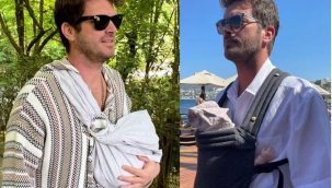 Kıvanç Tatlıtuğ bebeğiyle poz verdi! 