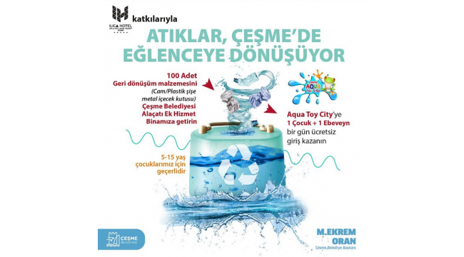 Atıklar Çeşme'de eğlenceye dönüşüyor