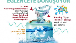 Atıklar Çeşme'de eğlenceye dönüşüyor