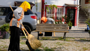 Ayvalık'ta her yer tertemiz