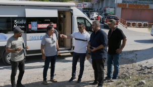 Başkan Ömer Günel incelemelerde bulundu