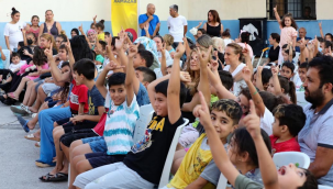 Bayraklılı çocuklar bu şenliği çok sevdi