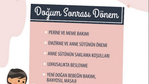 Seferihisar'da anne adaylarına "Mutlu Gebe, Mutlu Bebe" kursu