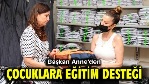 Başkan Anne'den çocuklara eğitim desteği