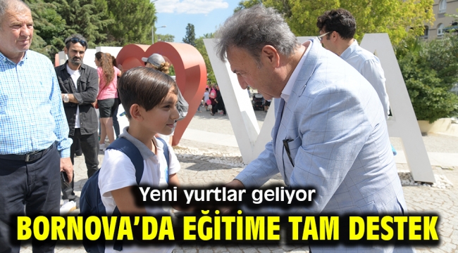 Bornova'da eğitime tam destek