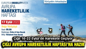 Çiğli Avrupa Hareketlilik Haftası'na Hazır