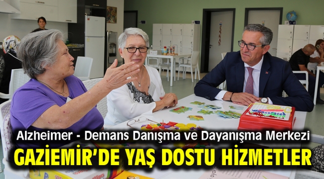 Gaziemir'de yaş dostu hizmetler