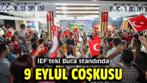 İEF'teki Buca standında 9 Eylül coşkusu
