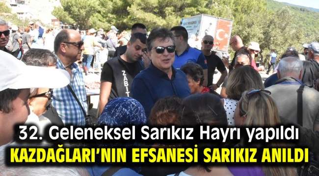 Kazdağları'nın efsanesi Sarıkız anıldı