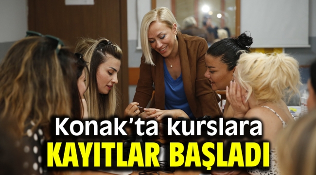 Konak'ta kurslara kayıtlar başladı