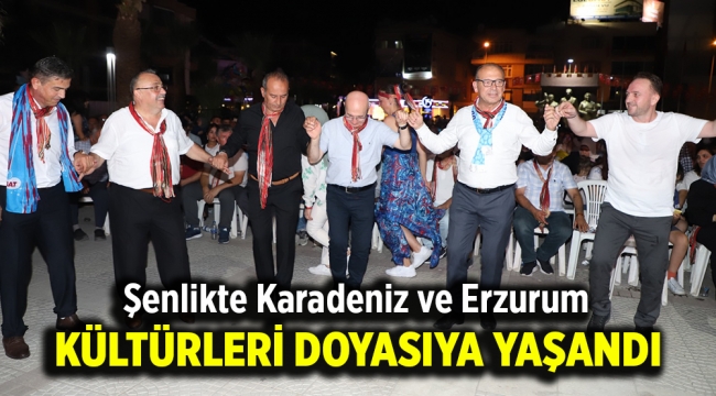 Şenlikte Karadeniz ve Erzurum Kültürleri Doyasıya Yaşandı 