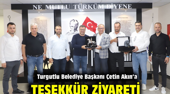 Turgutlu Rahvan Atçılar Derneğinden Başkan Çetin Akın'a Teşekkür Ziyareti 