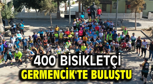 400 bisikletçi, Germencik'te buluştu