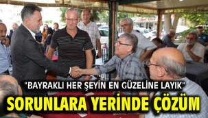 Bayraklı'da sorunlara yerinde çözüm