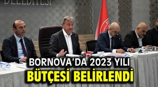 Bornova'da 2023 yılı bütçesi belirlendi