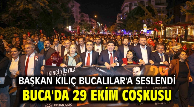 Buca'da 29 Ekim coşkusu