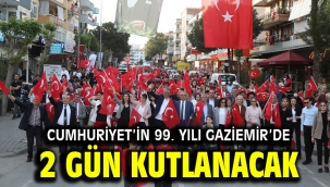 Cumhuriyet'in 99. yılı Gaziemir'de 2 gün kutlanacak