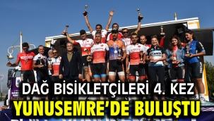 DAĞ BİSİKLETÇİLERİ 4. KEZ YUNUSEMRE'DE BULUŞTU
