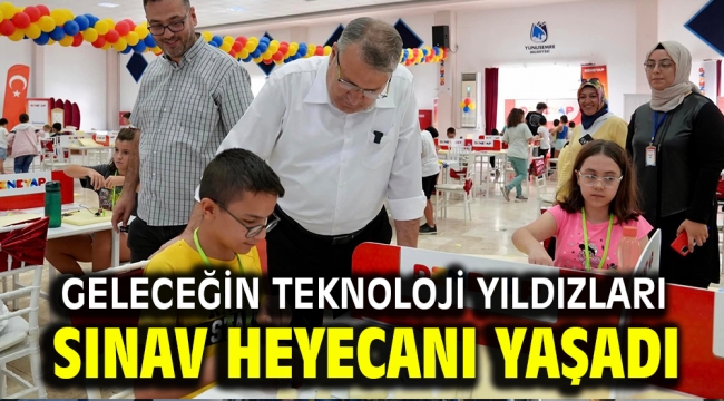 GELECEĞİN TEKNOLOJİ YILDIZLARI SINAV HEYECANI YAŞADI