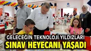 GELECEĞİN TEKNOLOJİ YILDIZLARI SINAV HEYECANI YAŞADI