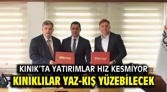 Kınık'ta yatırımlar hız kesmiyor