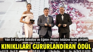 Kınıklıları gururlandıran ödül