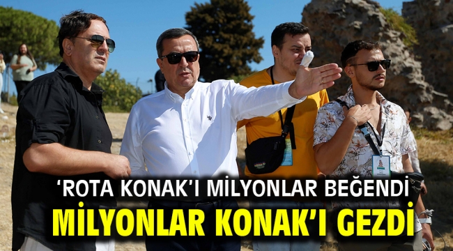 Milyonlar Konak'ı gezdi