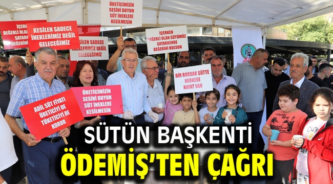 Sütün başkenti Ödemiş'ten çağrı var